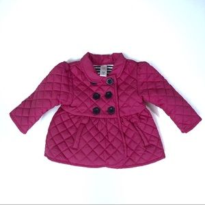 Hot pink spring coat 12months
